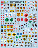 Luftwaffe WWII Squadron Unit emblems (over 80 pcs) - Image 1