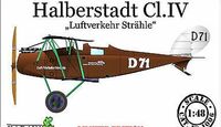 HALBERSTADT CL.IV Luftverkehr Strahle - 1/48