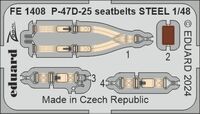 P-47D-25 Seatbelts STEEL MINIART