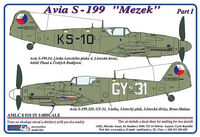 Avia S-199 Mezek Part 1 - 2 decal versions: KS-10 and GY-31 - Image 1