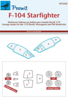 Canopy mask for F-104 Starfighter Revell - Image 1