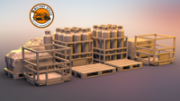Truckload, Cargo Set Of 12pcs
