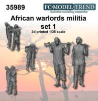 African warlords militia set 1 - Image 1