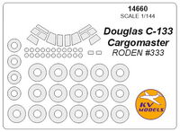 Douglas C-133 Cargomaster (RODEN) + wheels masks - Image 1