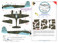 Messerschmitt Me-410 A-1/U-2 Hornisse - Patttern A ZG 1 Camouflage pattern paint mask (for Airfix kits)