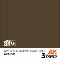 AK 11301 WWI British Khaki Brown Base