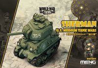 World War Toons -  U.S. Medium Tank M4A1 Sherman - Image 1